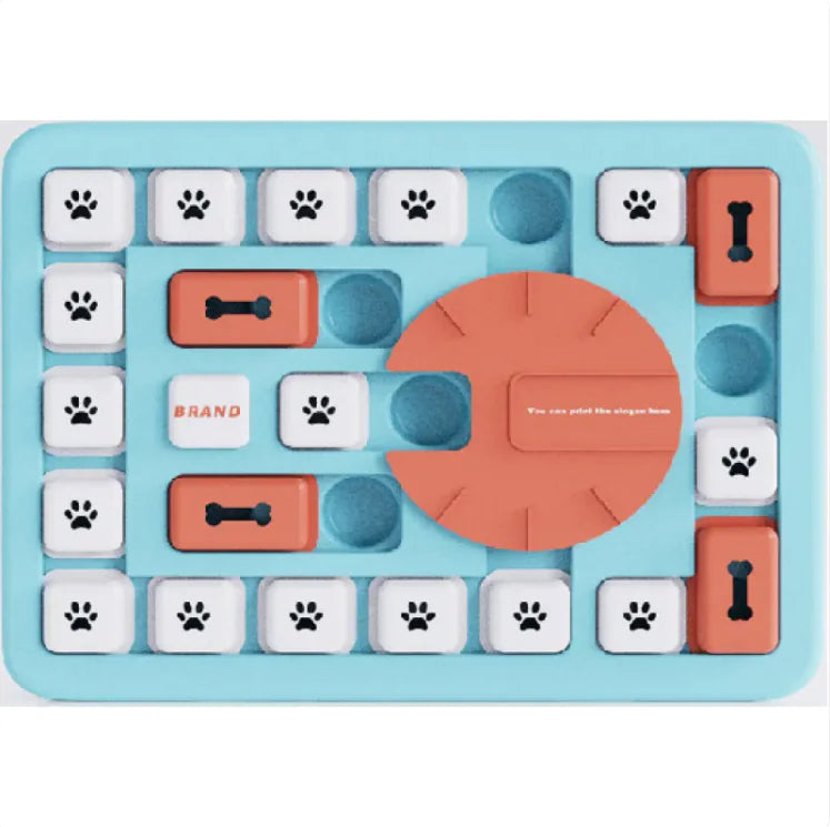 Interactive Puzzle Dog Toy with Slow Feeding & Sound Feature – Treat Dispensing Enrichment Toy