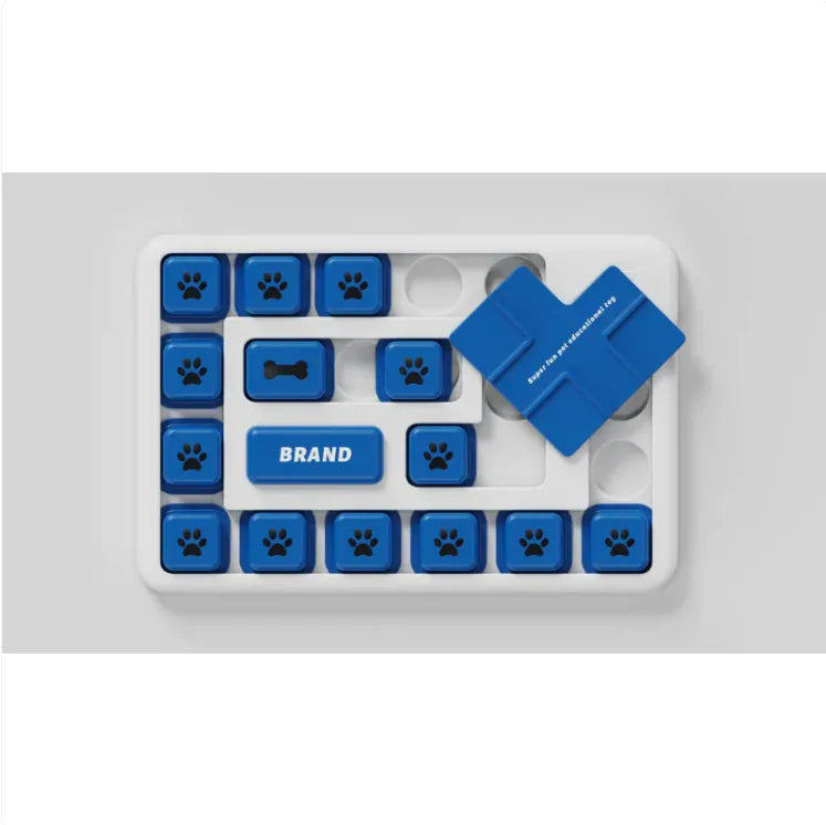 Interactive Puzzle Dog Toy with Slow Feeding & Sound Feature – Treat Dispensing Enrichment Toy