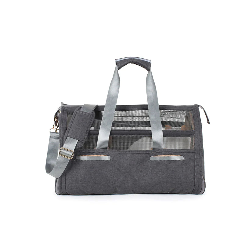 Large Capacity Pet Travel Bag – Soft-Sided Pet Carry Handbag