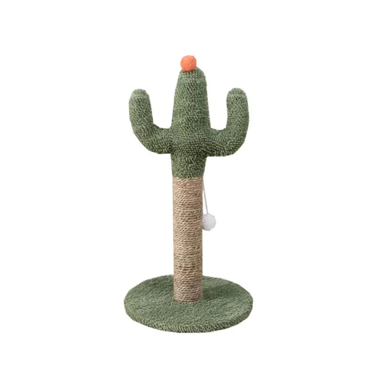 Sisal Cactus Cat Climbing & Scratching Post – Indoor Cat Exercise Tower