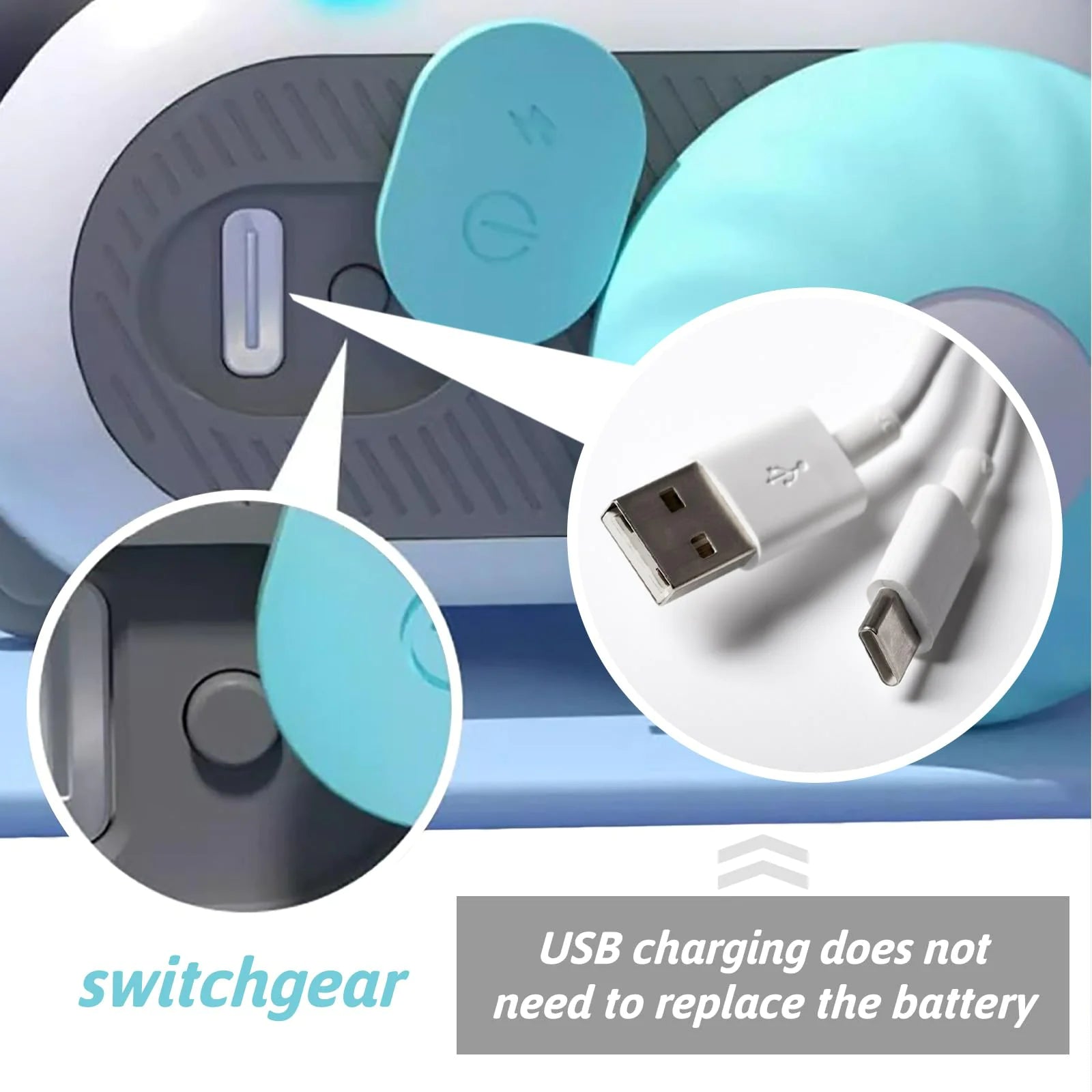 Smart Interactive Cat Toy with Automatic & Remote Control Modes – Rechargeable Chase Toy