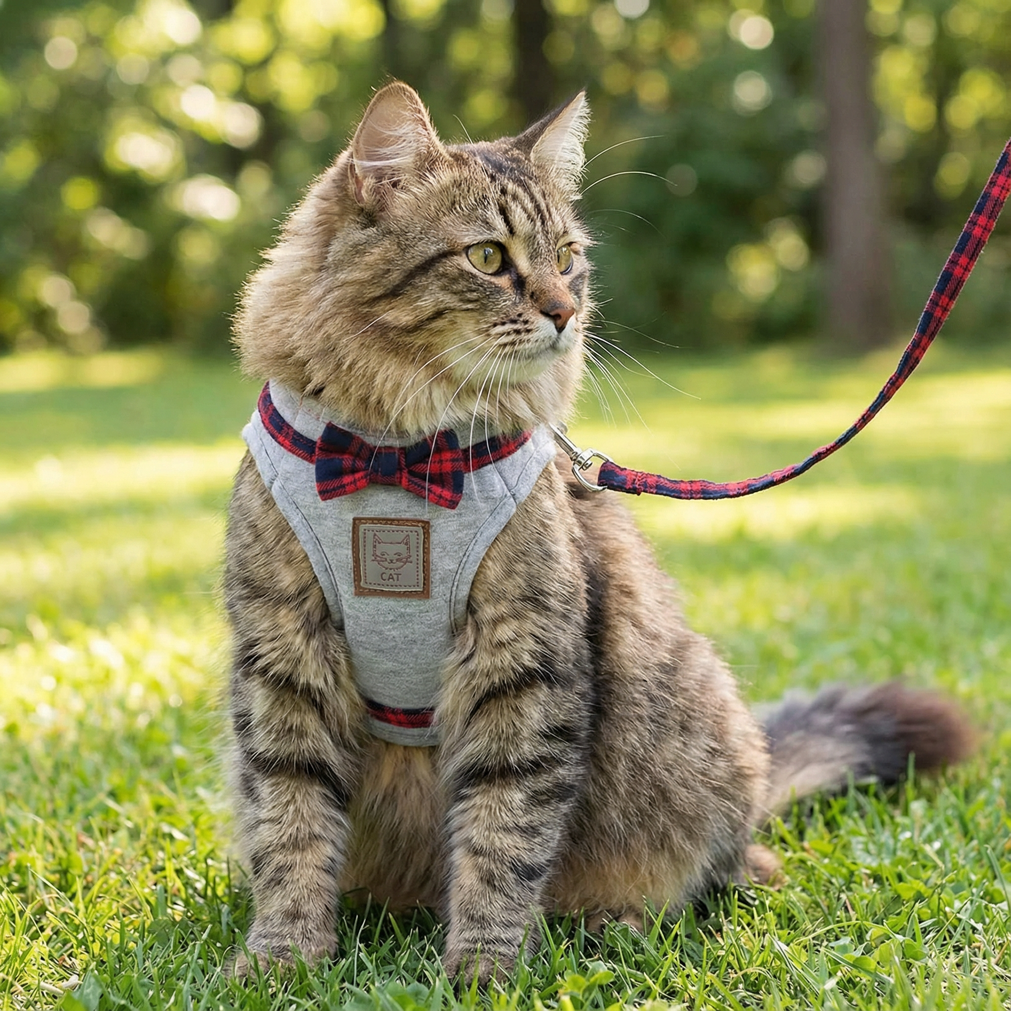 Cat Harness and Leash Set – Adjustable Vest-Style Kitty Harness for Walking, Travel & Training