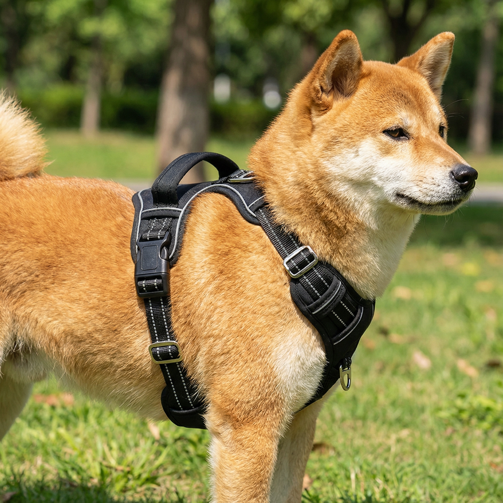 Waterproof Dog Harness with Control Handle – Adjustable Reflective Pet Harness for Daily Walks & Outdoor Use