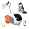 Smart Interactive Cat Toy with Automatic & Remote Control Modes – Rechargeable Chase Toy