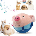 Interactive Squeaky Dog Toy with Motion & Sound – Battery Operated Plush Play Toy